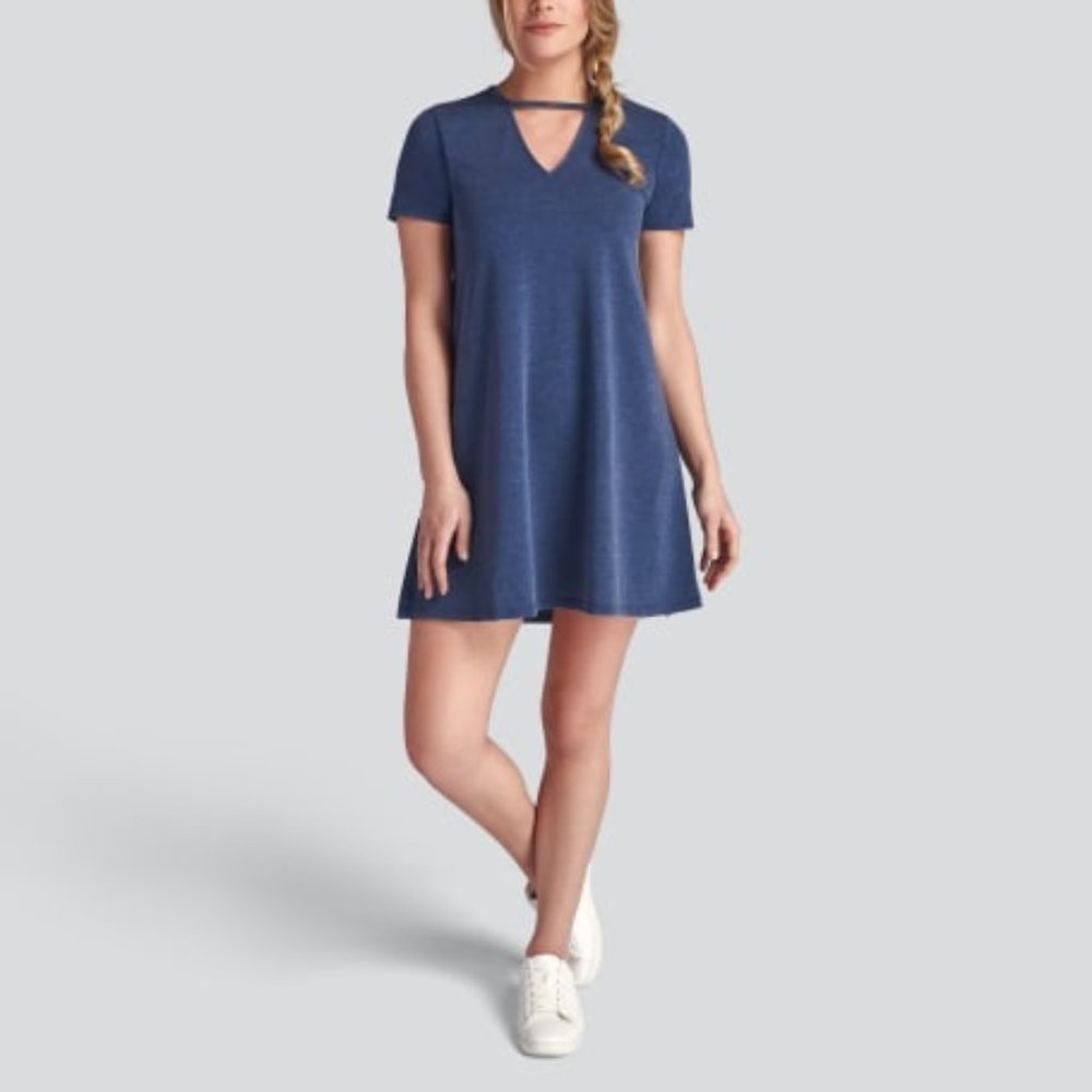 PRICE DROP!  -Z Supply Cut-out Front Tee Dress - Size M - Navy *NWT*